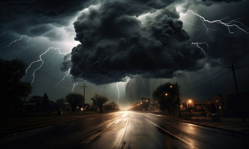 orage violent