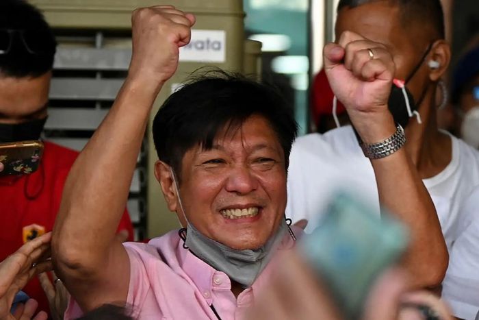 Ferdinand Marcos Junior alias Bongbong élu président des Philipines avec près de 30 millions de voix, soit presque deux fois plus que sa principale rivale, la vice-présidente sortante Leni Robredo