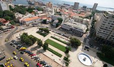 La place de l'indépendance à Dakar au centre-ville