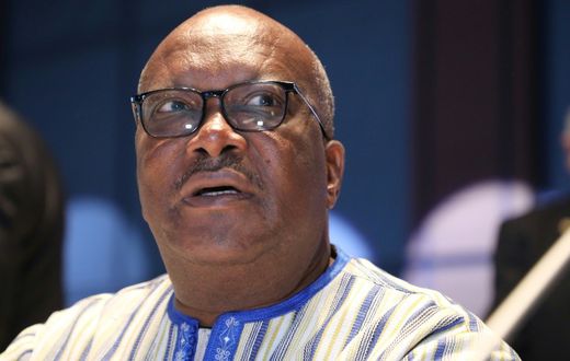 Embattled: Burkina Faso President Roch Marc Christian Kabore