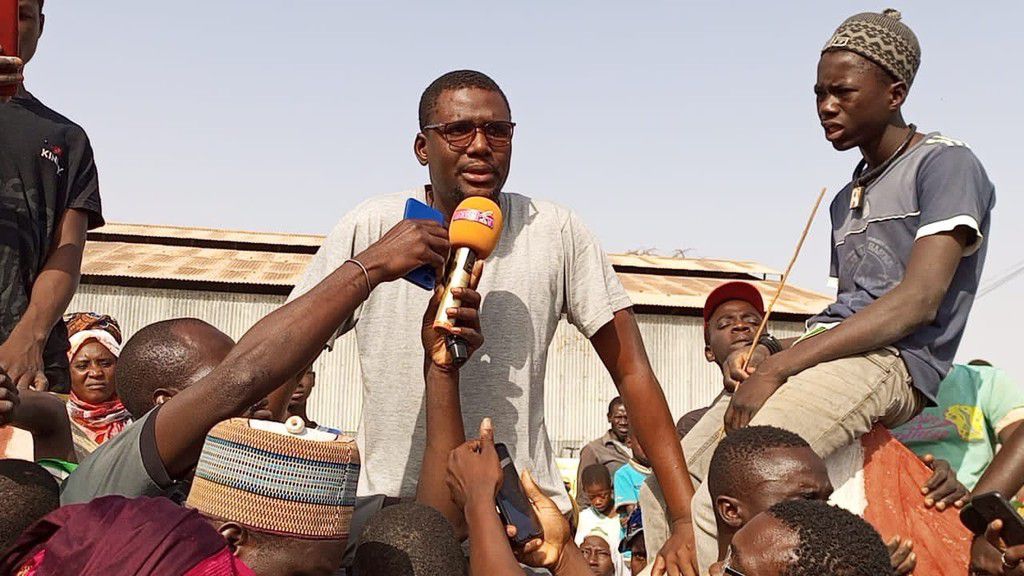 Manif à Fatick suite au décès de Moustapha Cissé pour "négligence médicale"