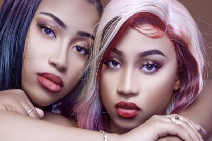 Matty Smith (à gauche) et sa sœur Astar (à droite)