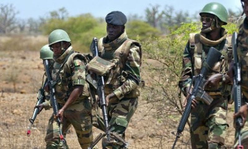 Des soldats sénégalais en Casamance