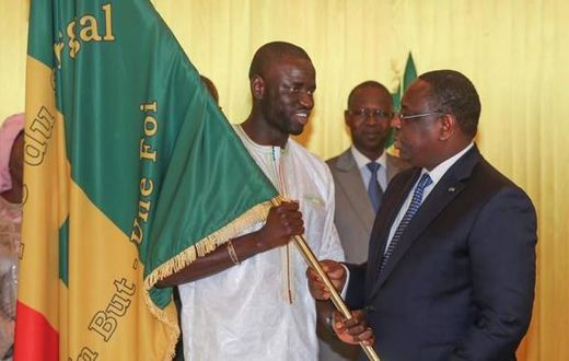 Remise-drapeau au palais Macky Sall-Cheikhou Kouyaté