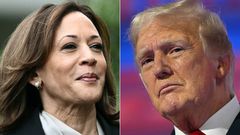 TRUMP ET Kamala Harris