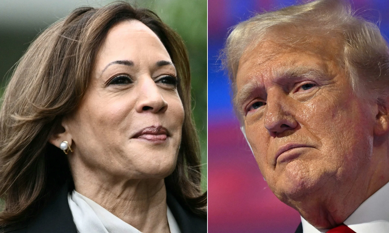 TRUMP ET Kamala Harris
