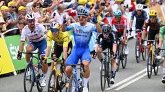 Dylan Groenewegen à l'arrivée