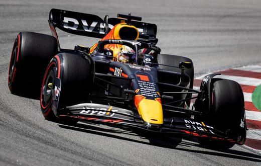 Max Verstappen s'impose pour la deuxième fois à Barcelone. (R. de Waal/Presse Sport)
