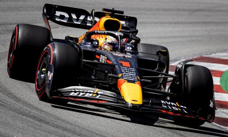 Max Verstappen s'impose pour la deuxième fois à Barcelone. (R. de Waal/Presse Sport)