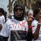 une manifestatante lors d'une campagne contre les violences faites aux femmes au Sénégal