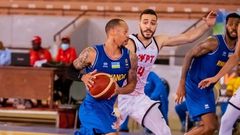 Match amical opposant l'Equipe de basket du Rwanda face à celle de l'Egypte hier à Marius Ndiaye