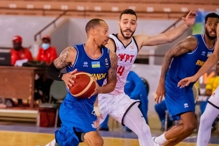 Match amical opposant l'Equipe de basket du Rwanda face à celle de l'Egypte hier à Marius Ndiaye