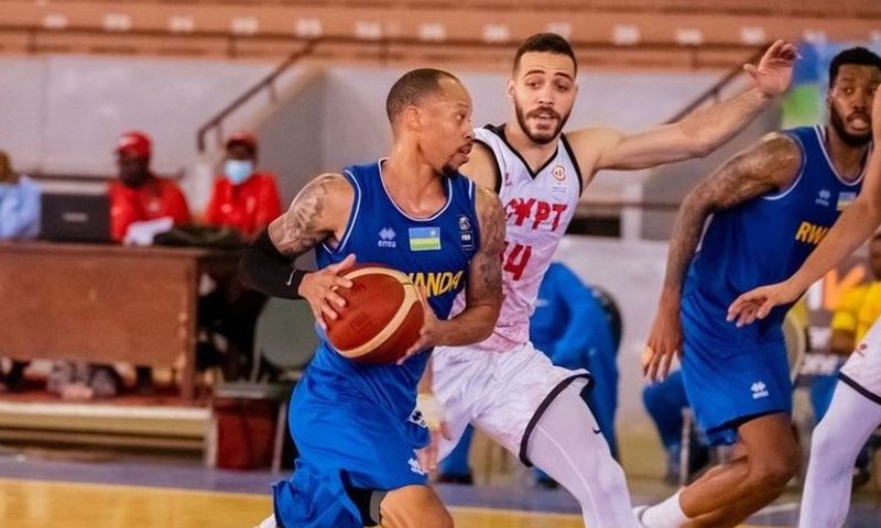 Match amical opposant l'Equipe de basket du Rwanda face à celle de l'Egypte hier à Marius Ndiaye