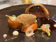 Next we had squab pigeon fermiere followed by a cheese course.