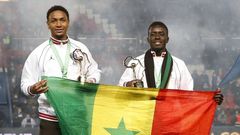 Les nouveaux champions d'Afrique Abdou Diallo et Gana Gueye chaudement accueillis au Parc des Princes