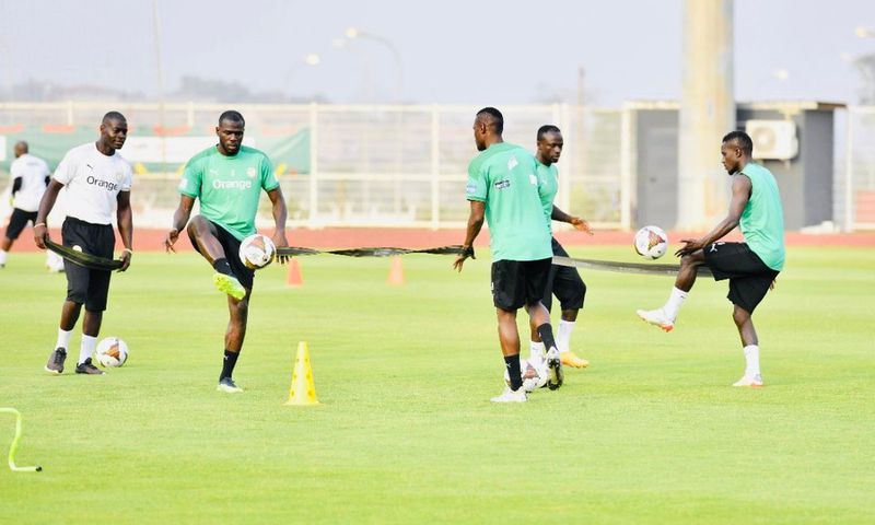 Sénégal - Les Lions se sont entraînés à huis-clos, vendredi 4 février, en attendant le choc face à l'Egypte dimanche.