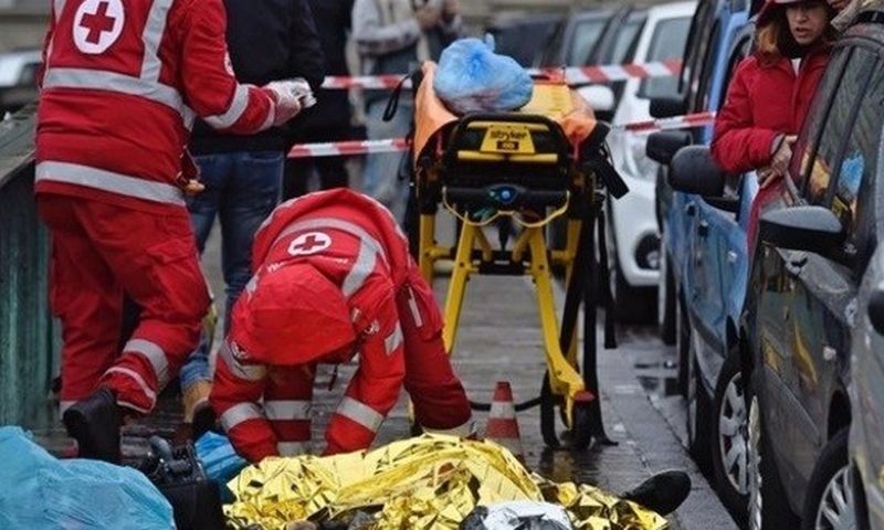 incendie à Milan