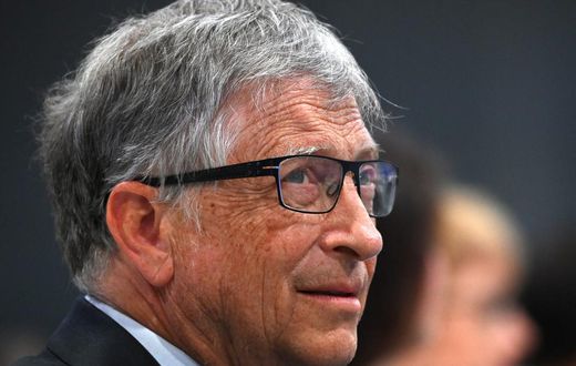 Bill Gates at the COP26 climate conference in Glasgow, Scotland on November 2, 2021