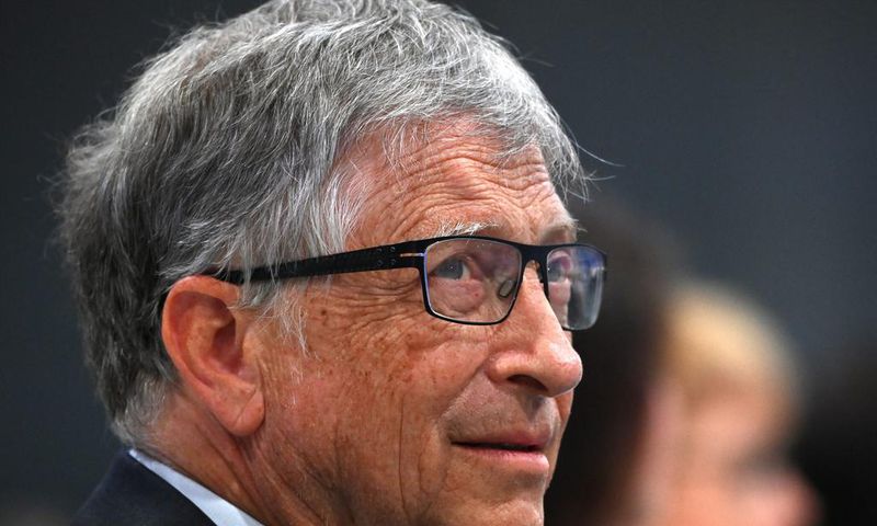 Bill Gates at the COP26 climate conference in Glasgow, Scotland on November 2, 2021