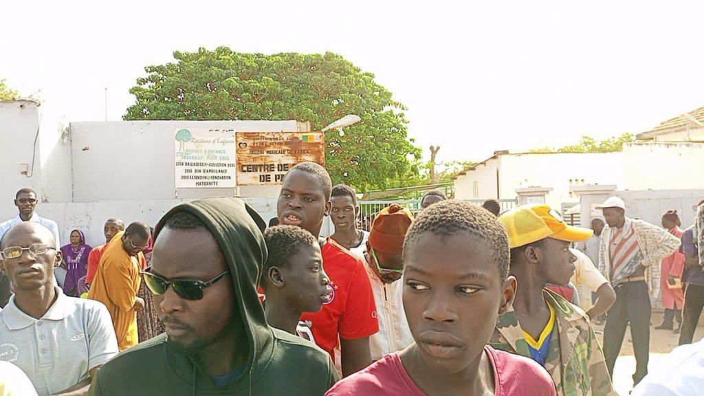 Manif à Fatick suite au décès de Moustapha Cissé pour "négligence médicale"