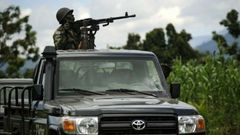 L'armée congolaise patrouille à Jomba, dans le Nord-Kivu, le 19 mai 2012 (image d'illustration)