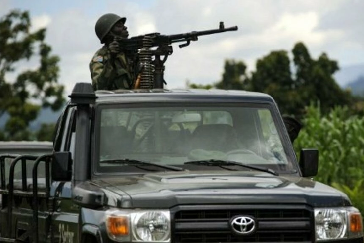 L'armée congolaise patrouille à Jomba, dans le Nord-Kivu, le 19 mai 2012 (image d'illustration)