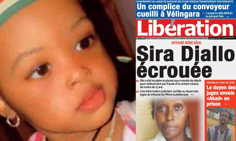 Enlèvement-de-bébé-Aïda,-la-ravisseuse-Sira-Diallo-placée-sous-mandat-de-dépôt