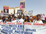 Manifestation à Louga