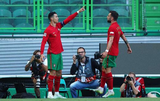 Cristiano Ronaldo assisted one and scored two of Portugal's four goals