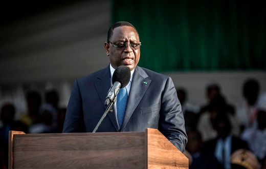Senegal President Macky Sall.