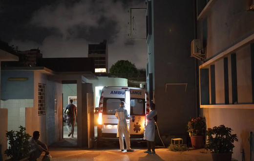 Une ambulance dans un hôpital du Sénégal