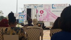 Campagne de dépistage du cancer du sein à Dakar