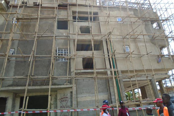 A building under construction sealed by LASPPPA [LASG]