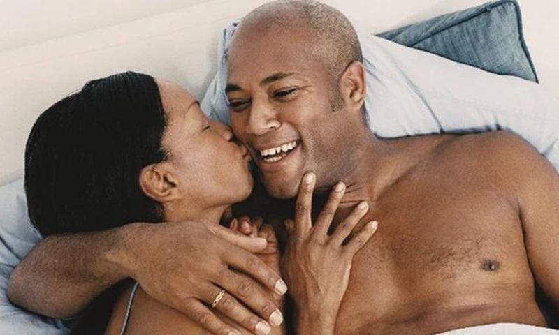 Couple in bed