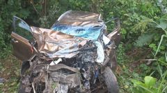 Véhicule accidenté