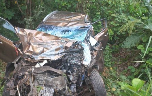 Véhicule accidenté