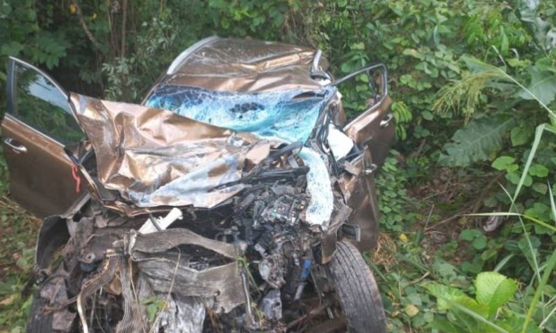 Véhicule accidenté