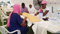 Une femme en consultation à Dakar, Sénégal, le 6 octobre 2018
