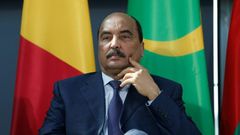 Mauritanian President Mohamed Ould Abdel Aziz, pictured in April 2017, called for a referendum after the Senate rejected the abolition of their own chamber, but many critics say the referundum is just preparation for Aziz's third presidential term