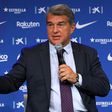 Joan Laporta said Barcelona were working to persuade Lionel Messi to stay as the club introduced Eric Garcia
