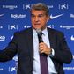 Joan Laporta said Barcelona were working to persuade Lionel Messi to stay as the club introduced Eric Garcia