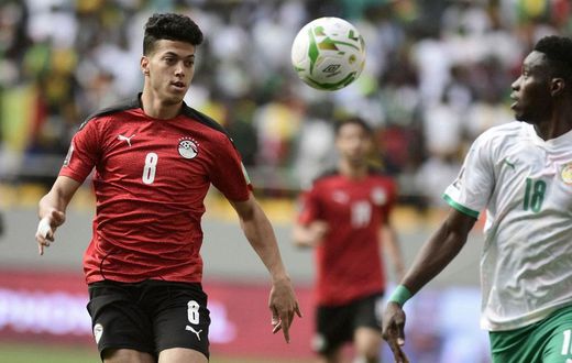 Ismaïla Sarr pendant le match Sénégal vs Egypte