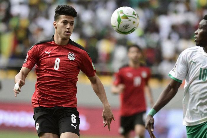 Ismaïla Sarr pendant le match Sénégal vs Egypte