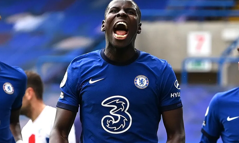Le défenseur central de Chelsea Kurt Zouma