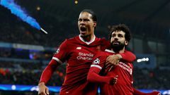 Virgil Van Dijk et Mohamed Salah