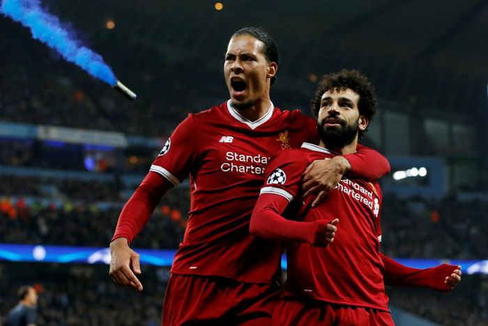 Virgil Van Dijk et Mohamed Salah