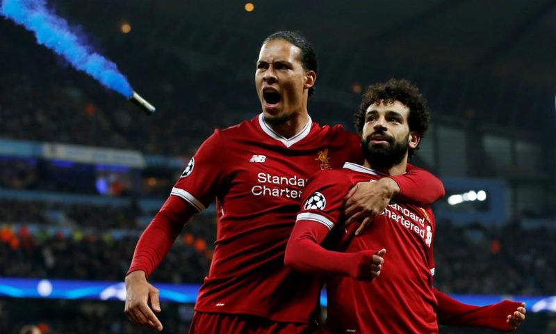 Virgil Van Dijk et Mohamed Salah