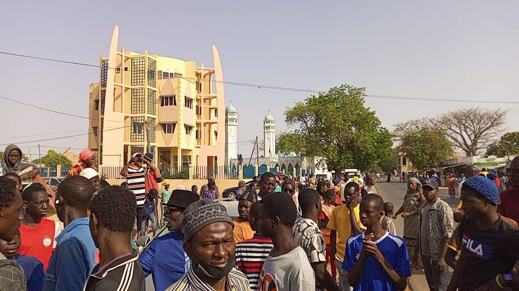 Manif à Fatick suite au décès de Moustapha Cissé pour "négligence médicale"