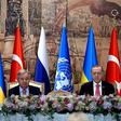 Antonio Guterres et Recep Tayyip Erdogan © AFP
