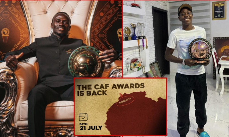 CAF confirms the return of the CAF Awards 2022. 21 July 2022 confirmed as the date for the awards